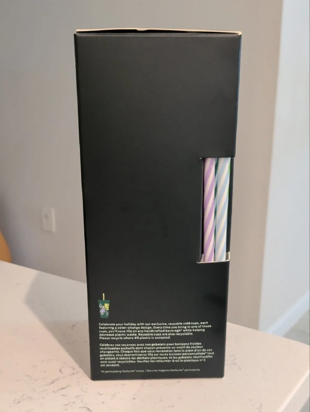 Starbucks Reusable Cold Cup Set with Straws